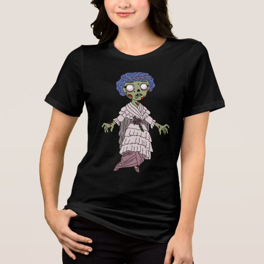 1910年ゾンビ ギブソン・ガール トライブレンドTシャツ (正面)