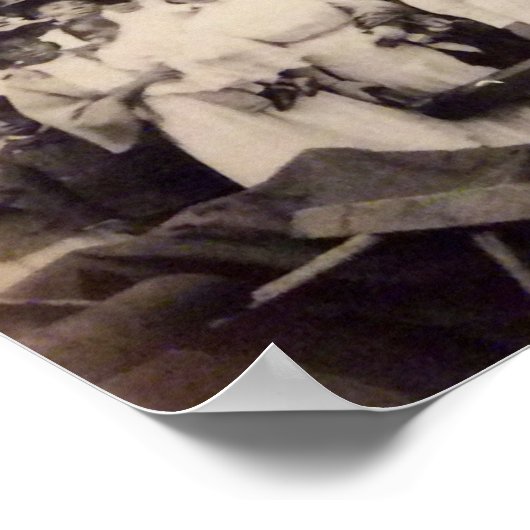 1910年ニューヨークのアビシニアン・バプテスト教会の写真 ポスター (角)