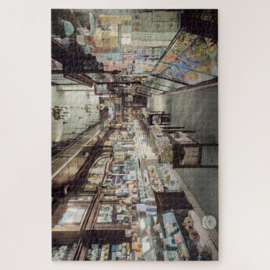 1910年ニューヨークのペンシルバニア駅の薬局 ジグソーパズル (縦)