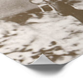 1910年ライフルを持つ女性のカーボーイの写真ポートレート ポスター (角)