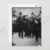 1910年ロンドン・イングランドでのサファゲットの逮捕 ポストカード (正面/裏面)