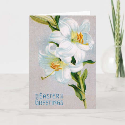 1910年ヴィンテージイースターカード シーズンカード (正面)