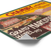 1910年代のChamby sur Montreux Vintage Poster ポスター (角)