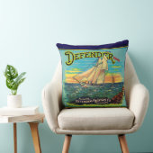 1910年代 デフェンダー ブランドの包装用帆船ラベル クッション (椅子)