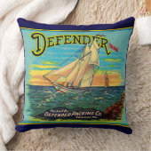 1910年代 デフェンダー ブランドの包装用帆船ラベル クッション (ブランケット)