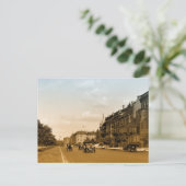 1910年代 ヴィンテージアート写真 コモンウェルスストリート ボストン ポストカード (スタンド正面)