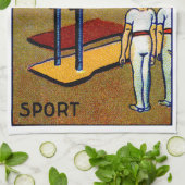 1910年男子体操 キッチンタオル (折り畳み)