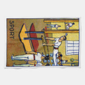 1910年男子体操 キッチンタオル (横)