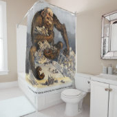 1910年社会主義のトラブル シャワーカーテン (インサイチュ)