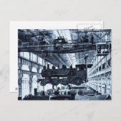 1910年頃のグランドトランク鉄道店 – シアノタイプ ポストカード (正面/裏面)