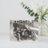 1910年頃のフランクリン「空冷」 ポストカード (スタンド正面)