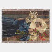 1910年頃のブルーヌーン スローブランケット (正面)