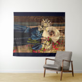 1910年頃のブルーヌーン タペストリー (インサイチュ(横))