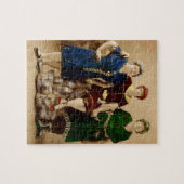 1910年頃アトランティックシティ入浴美しいRPPC ジグソーパズル (横)