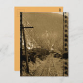 1910年頃セピア鉄道が西フォトトレインを追跡 ポストカード (正面/裏面)