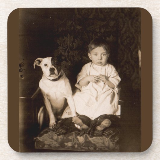 1910年頃ピットブルベビーRPPC コースター (正面)