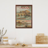 1910年 デュボス「ヴィジテ・ランジュー」フランス旅行 ポスター (キッチン)