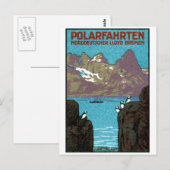 1910海ライナーのポスター ポストカード (正面/裏面)