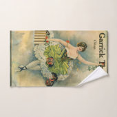 1910素敵な女性セスピアン・ガリック・シアター・シカゴ バスタオルセット (ハンドタオル)