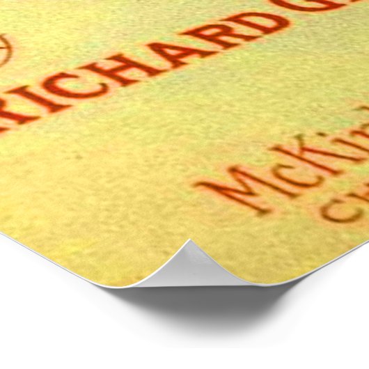 1910 Chanticleer sheet music ポスター (角)