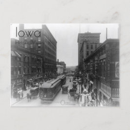 1910 View of Downtown Des Moinesポストカード ポストカード