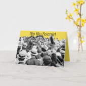 1910'S CROWD CHEERINGフォトお尻お尻ホレイ！ カード (黄色い花)