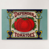 1910s Defenderブランドトマトのラベル ジグソーパズル (横)