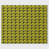 1911ガンシルエットパターンターゲットスポーツ ラッピングペーパー (フラット)