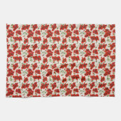1911ヴィンテージポップパターンデザイン キッチンタオル (横)