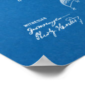 1911ヴィンテージ飛行機特許スケッチプリント ポスター (角)