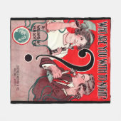 1911今夜の楽譜プリント フリースブランケット (正面(横))