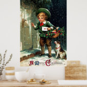 1911年のクリスマスの挨拶 ポスター (キッチン)