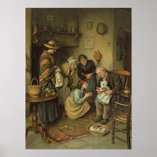 1911年の梨からの家族崇拝 ポスター (正面)