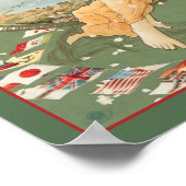 1911年の輸出記事出展 ポスター (角)