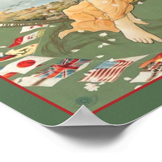 1911年の輸出記事出展 ポスター (角)