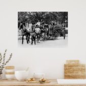 1911年ウェナチェ消防署 ポスター (キッチン)