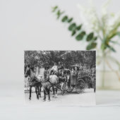 1911年ウェナチェ消防署 ポストカード (スタンド正面)