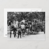 1911年ウェナチェ消防署 ポストカード (正面/裏面)