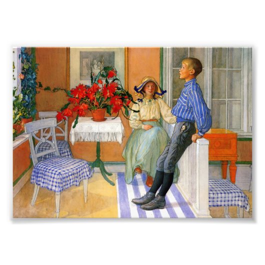 1911年サンルームの兄弟姉妹 フォトプリント            (正面)