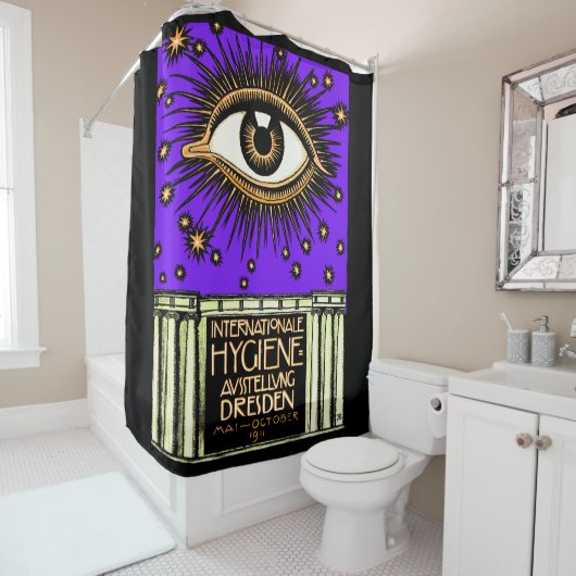 1911年国際的衛生会議ドレスデン シャワーカーテン (インサイチュ)