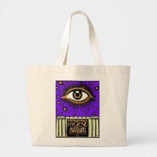 1911年国際的衛生会議ドレスデン ラージトートバッグ