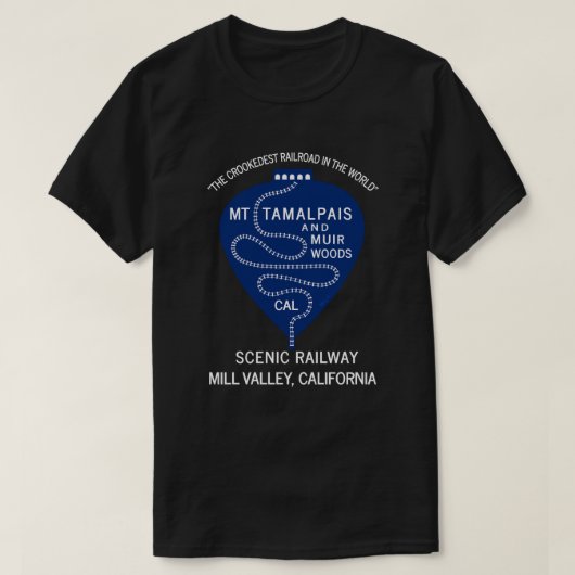 1911年Tシャツ最も背の高い鉄道玉羅針山 Tシャツ (デザイン正面)