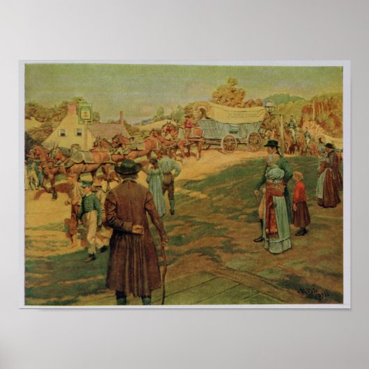 1911運年、エリー湖でペリーに粉を注ぐ ポスター (正面)