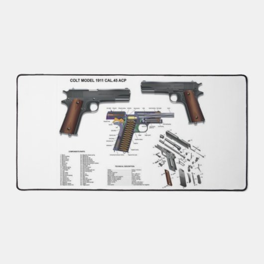 1911 デスクマット (正面)