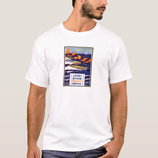 1912アブバシアのスピードボートレース Tシャツ (正面)