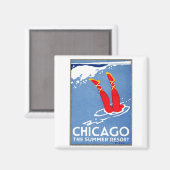 1912シカゴザサマーリゾート マグネット (正面/裏面)
