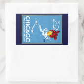 1912シカゴザサマーリゾート 長方形シール (バッグ)