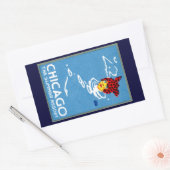 1912シカゴザサマーリゾート 長方形シール (封筒)