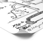 1912ヴィンテージカイロプラクティック表特許芸術プリント ポスター (角)