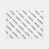 1912巨大な1 フリースブランケット (正面(横))